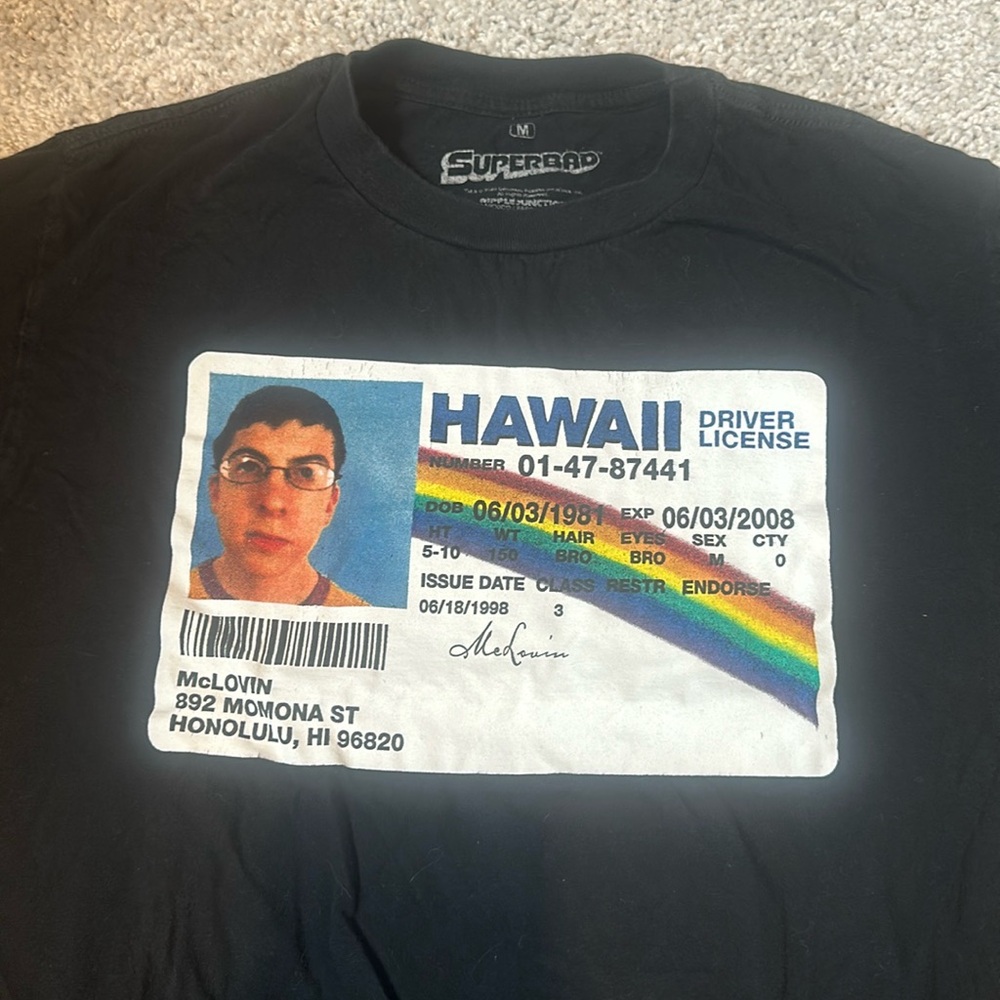Superbad tshirt